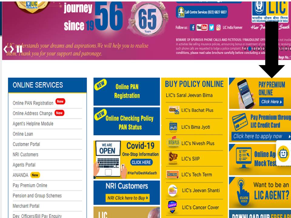 Pay LIC Premium Online